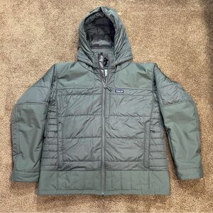 Patagonia Rubicon Rider Jackets Men’s XL Gray, Hooded, Full Zip